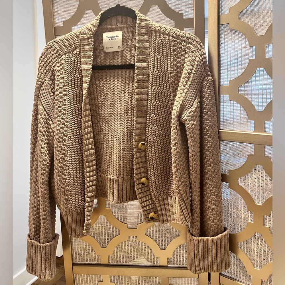 Abercrombie & Fitch Chunky Cardigan Sweater
